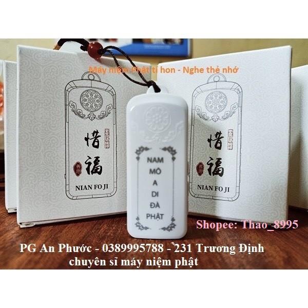☾✽❈ Máy Niệm Phật Tí Hon - Máy Niệm Phật Mini đeo cổ 10 điệu Niệm Phật Tiếng Việt có khe cắm thẻ nhớ