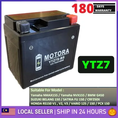 YTZ7S-BS YTZ7S YTZ7 FOR RS150 GEL BATTERY YTZ7V NMAX155 NVX155 BELANG150 RS150R bateri nvx nmax RSX PCX150 PCX VARIO 150