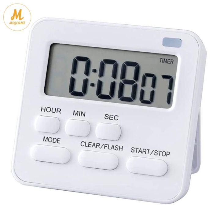 Kitchen TimerEgg Timer with ClockDigital Timer Stopwatch with LCD