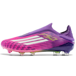 2025 New high-top long-studded soccer shoes for men and women suitable for teenagers sports training