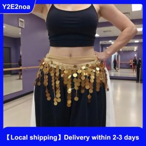 【Local shipping】 Fashion Sequins Tassels Waist Chain For Women Girls Belly Dancing Jazz Dance Hip Hop Belt Waist Accessories