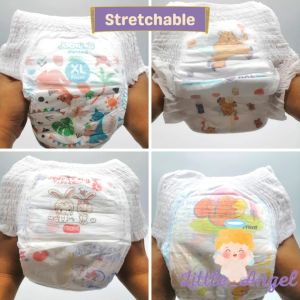 ANGEL BABY diaper 50pcs Baby Diaper 50 Pcs Pants Korean Diapers Pants Pull Up Diapers for Baby Diapers M L XL XXL (add 1 size bigger)
