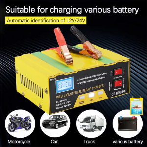 READY OTOHEROES Casan Cas Charger Aki Motor dan mobil Intelligent Battery 12V dan 24V 10A MF-2B