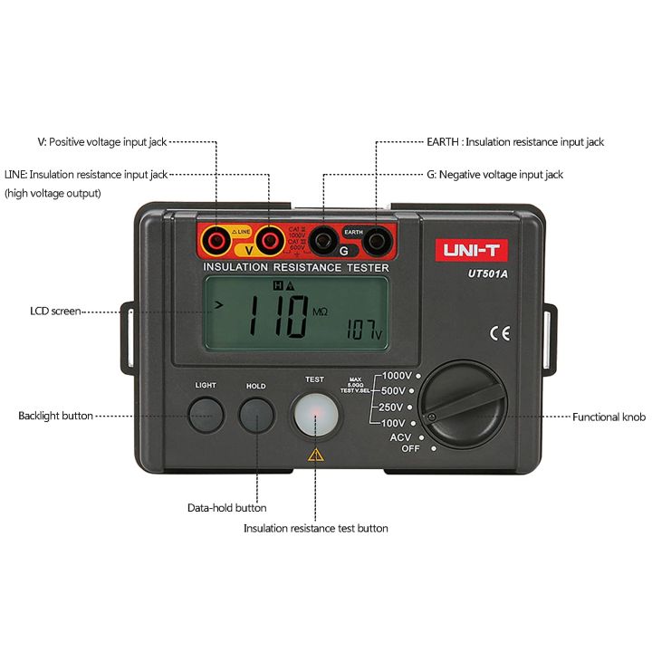 UNI-T%20UT501A%20Insulation%20Resistance%20Tester%20-%20Image%205