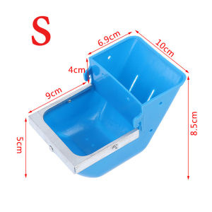 กล่องให้อาหารกระต่าย รางใส่อาหารกระต่าย ชามอาหารกระต่าย รางให้หญ้ากระต่าย ป้องกันการดอง 1 ชิ้น กระต่าย กันคว่ำ  กันกัด 10cm 12cm 14cm ทนนาน