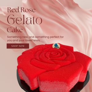 Pre-Order Klang Valley - Red Rose Gelato Cake. (French Vanilla & Mix Berries Sorbet)😋  Red Rose Gelato Cake (2kg) Normal Price: RM169 Mothers Day Special Price: RM149