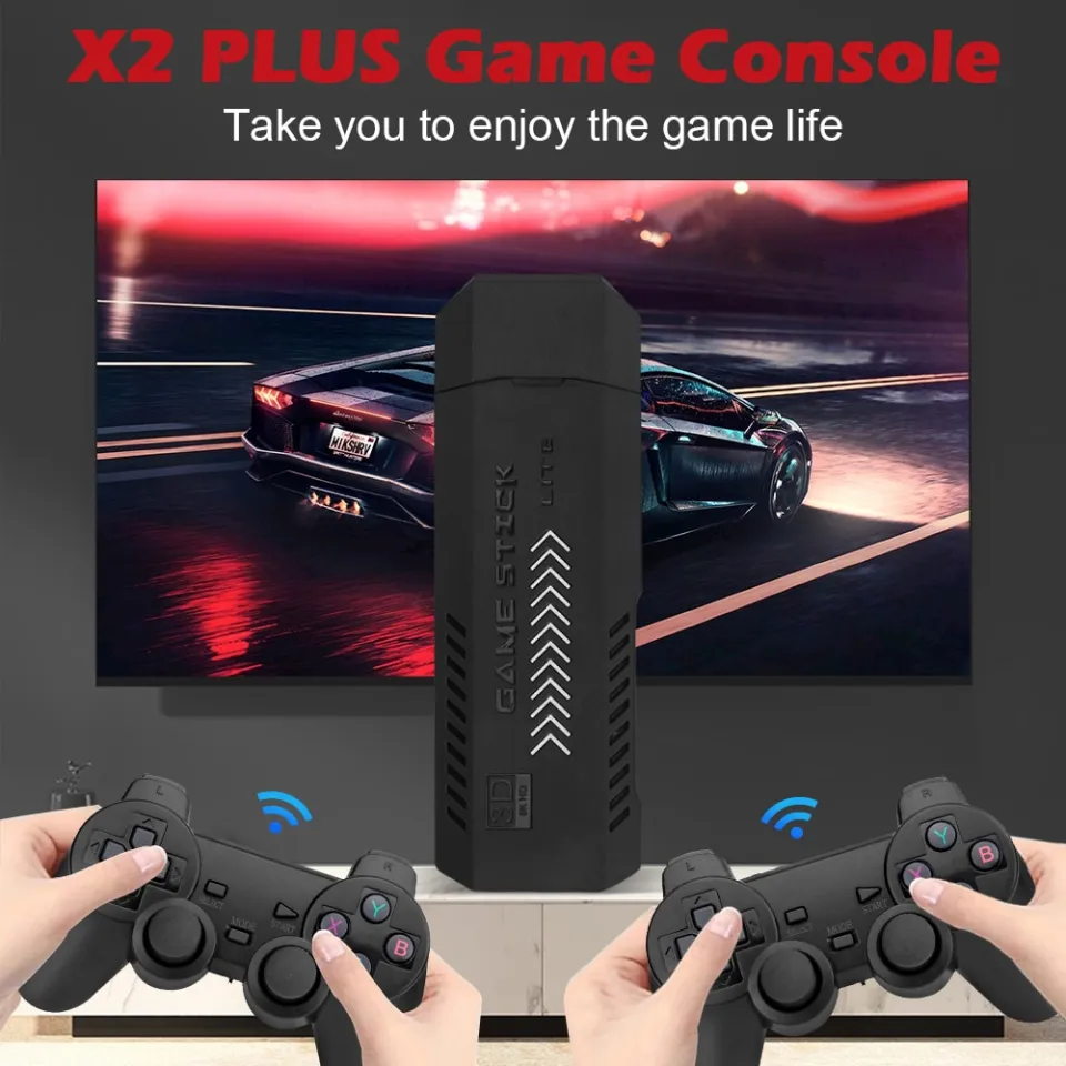 WASSUP Original X2 PLUS Home Game Console 2.4G Wireless Retro HDMI TV Game  Console PSP/PS1/GBA/CPS Emulator Support Game Console Comes With Joystick |  Lazada