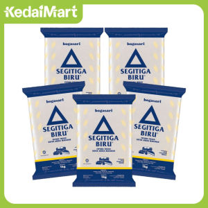 KM Paket Tepung Terigu Segitiga Biru 1 Kg X 5