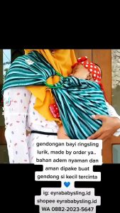 gendongan lurik ringsling tenun lurik atbm