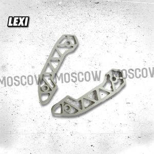 GARNISH VISOR KACA DEPAN YAMAHA NMAX NEW NMAX OLD LEXI AEROX ADV 150 160 XMAX NEW XMAX OLD SET ISI 2 PCS KIRI KANAN WARNA SILVER BAHAN AKRILIK TEBAL 2MM PNP GARNIS WINDSHIELD WINSIL DEPAN VARIASI AKSESORIS MOTOR YAMAHA