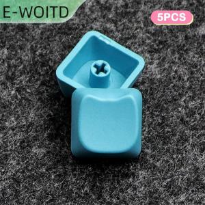 【E-WOITD】 5ชิ้นไม่สลักกุญแจ PBT keycap กับแมวหัว Mao แบน thickened