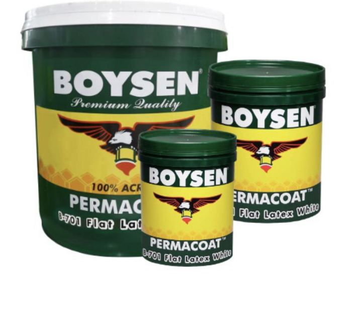 Boysen Quick dry/Flat wall enamel/Flat latex/Semi Gloss Latex/Latex