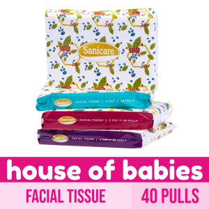 Sanicare Travel Pack Facial Tissue 40-Pulls 3-Ply (1 Pack)