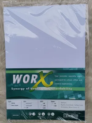 Worx Specialty Paper 200gsm White / Pale Cream (10 sheets)
