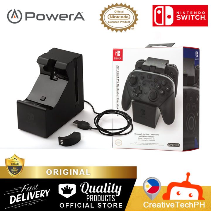 Powera Joy Con And Pro Controller Charging Dock Nintendo Switch Lazada Ph