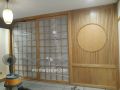 Cửa lùa Nhật Bản Vách Shoji chất liệu gỗ Sồi kết hợp Shoji nhập khẩu Nhật Bản. 