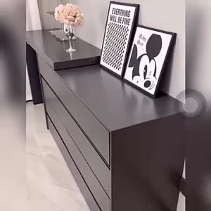 LZ-Bedroom Dressing Table Storage Cabinet Corner L-shaped Mesh Red Makeup Table Light Luxury Combination Bucket Cabinet 2-in-1 Simple and Modern supplementary order needed(supplementary order needed)