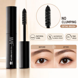 Define & Lift Black Fiber Mascara Micro-Curl Tech No Smudge Separates Lashes