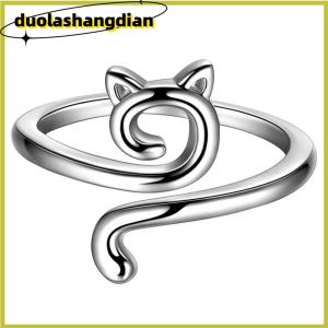 [Duola] แหวนไหมพรมปรับขนาดได้แหวนโครเชต์หูแมวเครื่องมือควบคุมความตึงวงแหวนสำหรับผู้เริ่มต้นถักโครเชต์