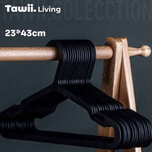 Tawii. Hanger for clothes thin clothes hanger space saving PP material hanger organizer simple style