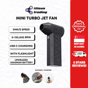 🔥SG SELLER 🔥Cordless Mini Electric Jet Fan Blower Air Duster Rapid Air