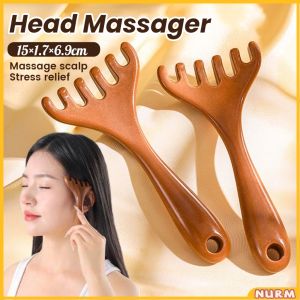6-Claws Head Massager Meridian Dredging Head Scalp Massager Scraper Massage Comb Nurm