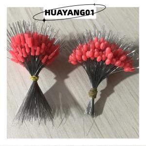 HUAYANG01 [HOT FASHION] จุกยางลอยน้ำได้300ชิ้น ทุ่นตกปลาทรงกระบอกถั่วอวกาศ