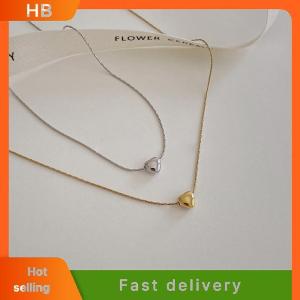HB Minimalist Clavicle Necklaces For Women Tiny Heart LOVE Necklaces Dainty Fashion Jewelry