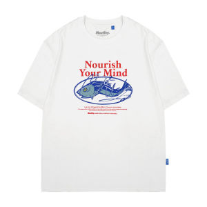 Moutley Kaos Pria Lengan Pendek Oversized Fit Katun 16s Nourish OL-060725