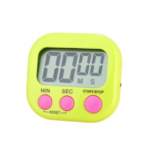 1PC Kitchen Timer Digital Visual Timer Stopwatch Countdown Timer Large LCD Screen Display Big Digits Loud Alarm