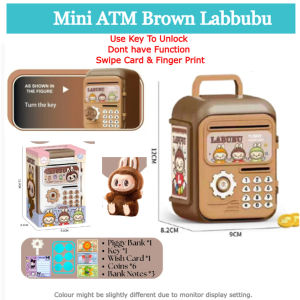 Ready Stock Kids Tabung Duit Kanak Kanak ATM Cute Toys Kids Money Saving Box Piggy Bank Password kids ATM Machine