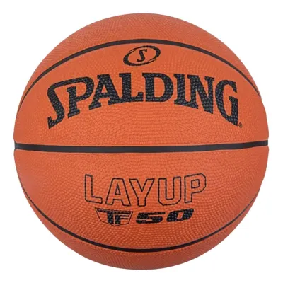 [AGED STOCKS] Spalding Layup TF-50 Size 7 Rubber Basketball (Orange) 84-332Z 84332Z