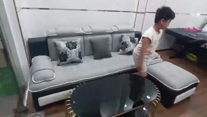 Bộ Sofa Băng 2m SMARTHOMES Kèm Bàn Trà Đôn Lớn 2 Đôn Nhỏ Cho Chung Cư Hiện Đại
