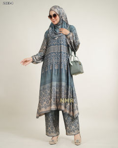 NMR Setelan Kulot Tunik Armn Silk Vol 2413-4