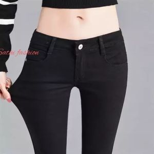 womens High quality denim Casual Pants Skinny Perempuan jeans Pants Ledis Fashoinable Bergetah dan Soft Fit Fast  Delivery 🚚