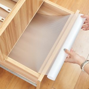 Tấm Lót Đáy Ngăn Kéo Tủ Chạn Kệ Đa Năng Trong Suốt Chống Ẩm Mốc Dễ Vệ Sinh (nhiều size dài 150cm) -Aeneas Shop