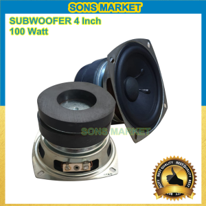 SPEAKER SUBWOOFER 4 Inch WOOFER HIFI SPEAKER HIGH QUALITY 4in 4inch IMPORT