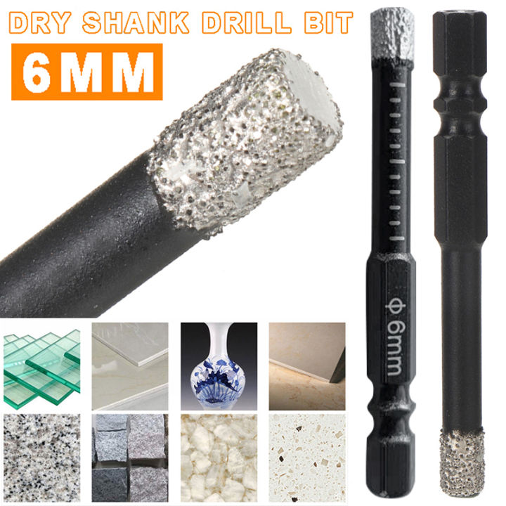 Kpl 1pc 6mm Dry Diamond Drill Bit For Porcelain Granite Tile Glass Ceramics Marble Lazada Ph