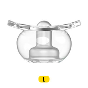 Hamshmoc núm vú giả cho bé vú giống như thiết kế chống nghiện song phương lỗ thông khí bề mặt lì thực phẩm cấp Silicone cho 0 + tháng