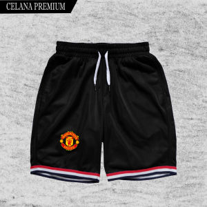 Celana Pendek Pria Dewasa Kolor Cowok Santai MU Polos - Celana Casual Premium