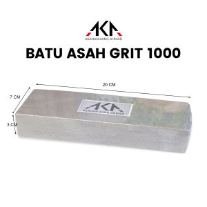 ASAHAN KANG AHMAD Batu asah asli alam grit 1000 dimensi 20x7x3cm alat Asahan Pisau Pengasah golok knife sharpener weastone