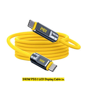 AOHI Future Adonis Cable Thunderbolt 5 USB 4 2.0 240W Cable 240W 120Gbps 8K PD3.1 USB-C Cable