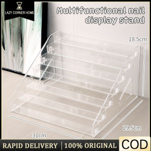 Manicure Tools Nail Polish Display Stand Clear Acrylic Plastic Multi-layer Display Shelf Cosmetic Holder Makeup Holder Tool Holder