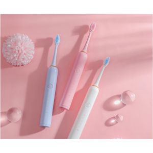 Bàn Chải Điện SonicTự Động Đánh Răng 5 Chế Độ bàn chải điện cho bé phù hợp cho cả người lớn và trẻ em Sạc Pin