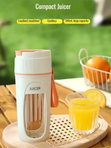 Portable Blender USB Rechargeable Personal Size Blender Juicer Machines Cup For Smoothies And ShakesFruit Mixer Cup