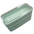 Kotak Makan 3 Layer Healthy Bento Lunch Box 900ml with Spoon & Fork / Tempat Makanan Sehat 3 Kotak / Tempat Penyimpanan Makanan / Box Makanan 900ml. 