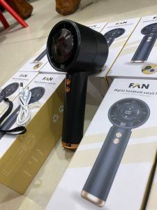 Quạt MiNi Cầm Tay Có Dây Đeo(NGẮN)-100 Tốc Độc Gió Pin 5000mAh Màn Hình LED Hiển Thị