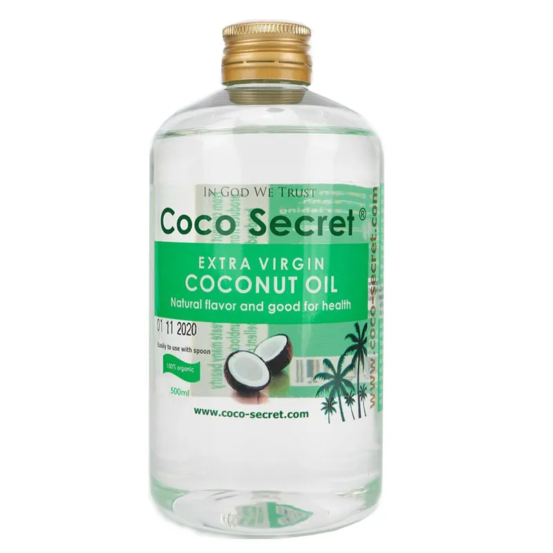 Dầu Dừa Nguyên Chất Công Nghệ Ép Lạnh Mỹ Coco Secret Chai 500ML