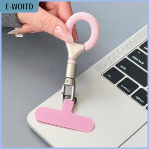 【E-WOITD】 Rotating 360 Degree Phone Ring Buckle Lanyard Thumb Anti Lost Strap for Outdoor Running or City Commute