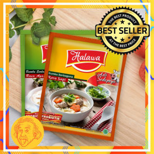Halawa Penyedap Rasa Organik Bumbu Isi 12Sachet Halawa Plus Probiotik - Kaldu Kuah Bumbu Penyedap Rasa Ayam / Sapi by Einstein-Store